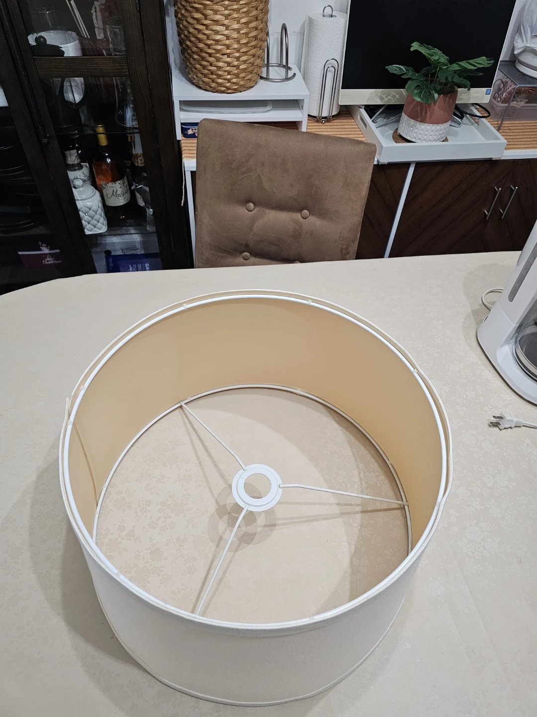 Drum Lamp Shade - Cream - photo 2