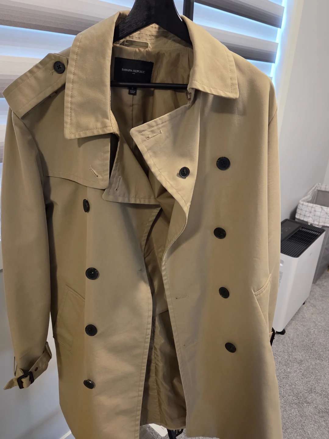 Banana Republic Khaki Trench Coat - photo 3