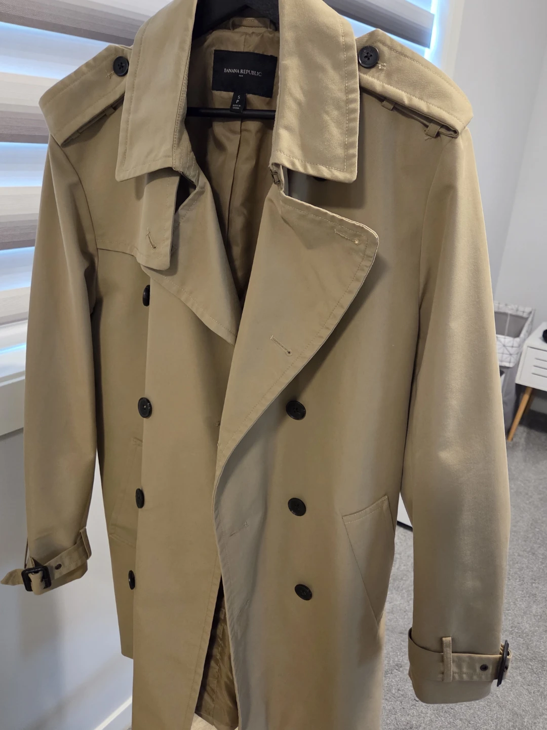 Banana Republic Khaki Trench Coat - photo 4