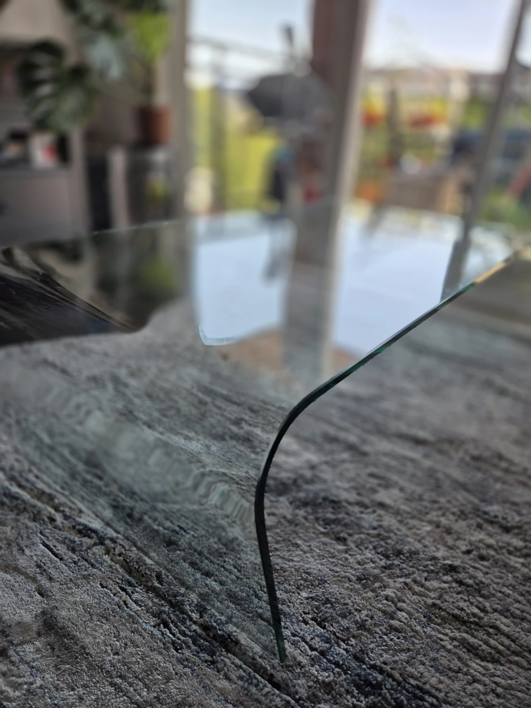 Clear Glass Coffee Table - photo 2