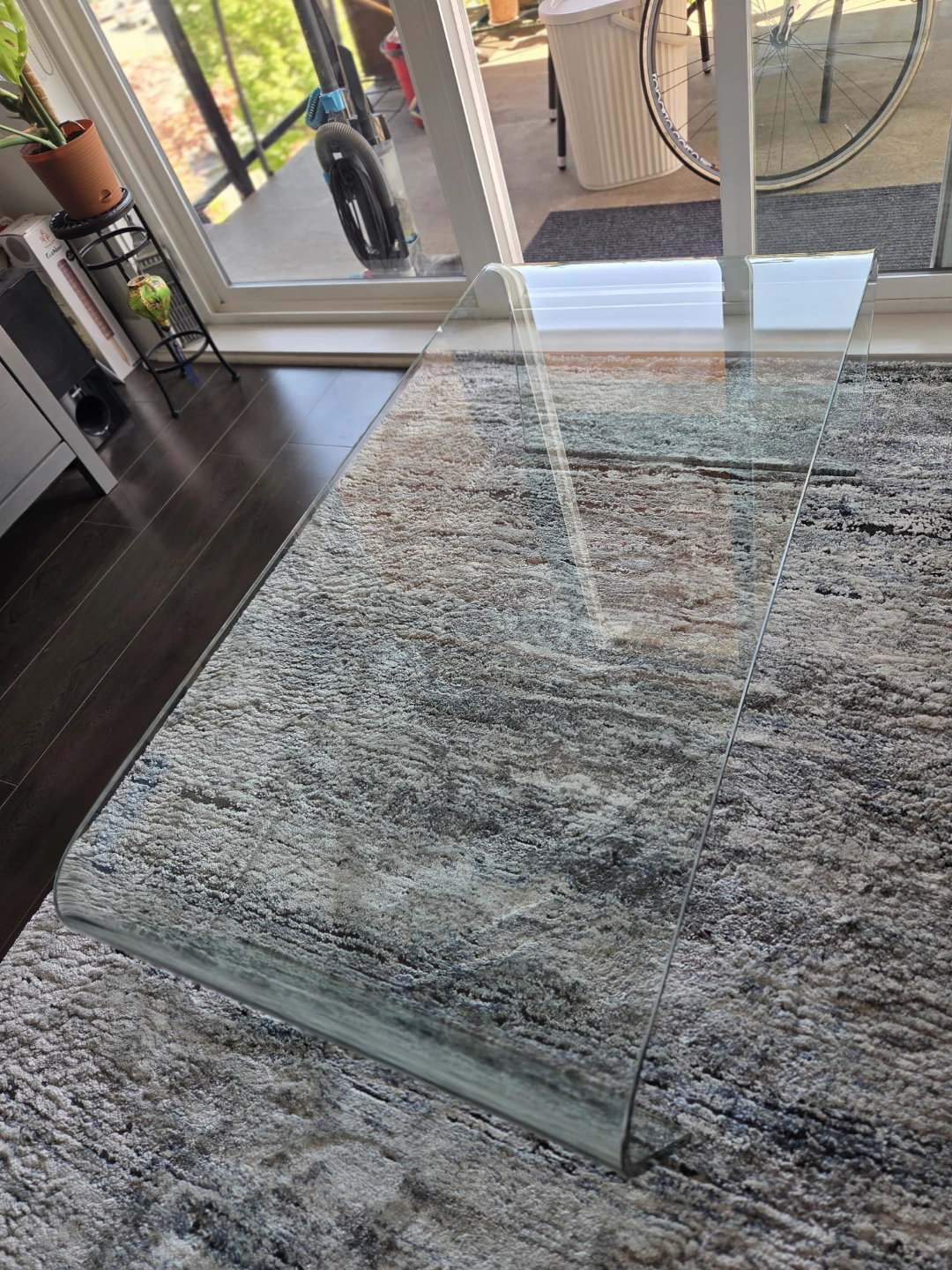 Clear Glass Coffee Table - photo 3