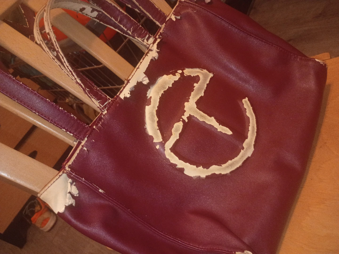 Telfar Maroon tote bag - photo 2