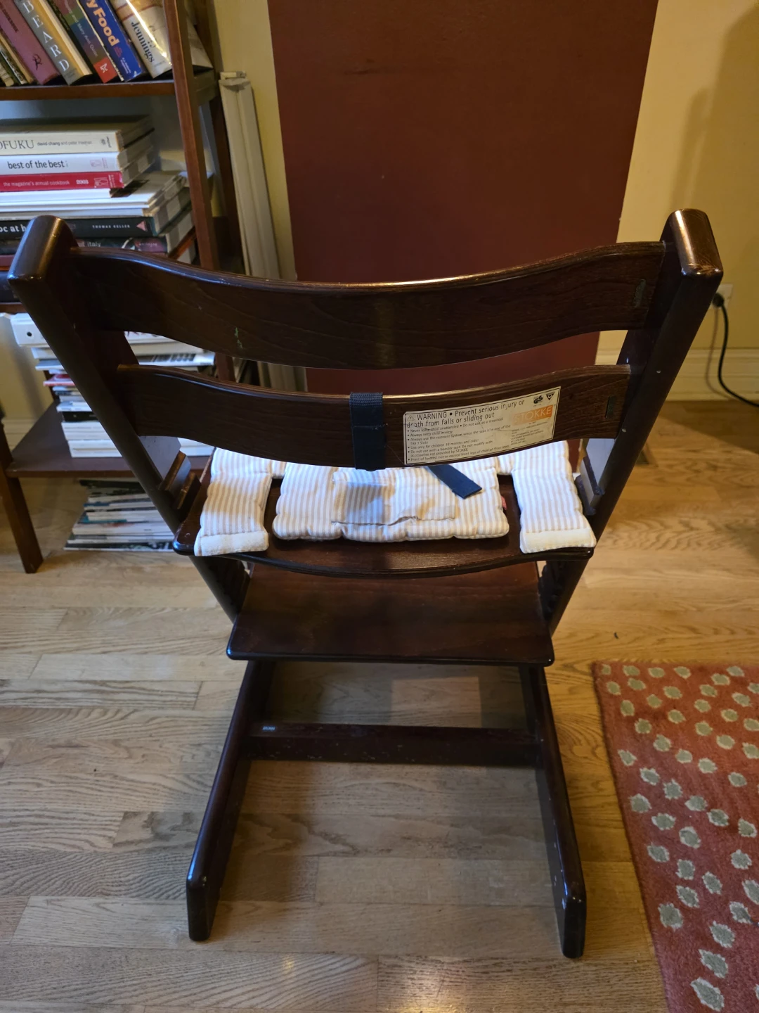 Stokke Wooden High Chair with Harness and Cushion - photo 3