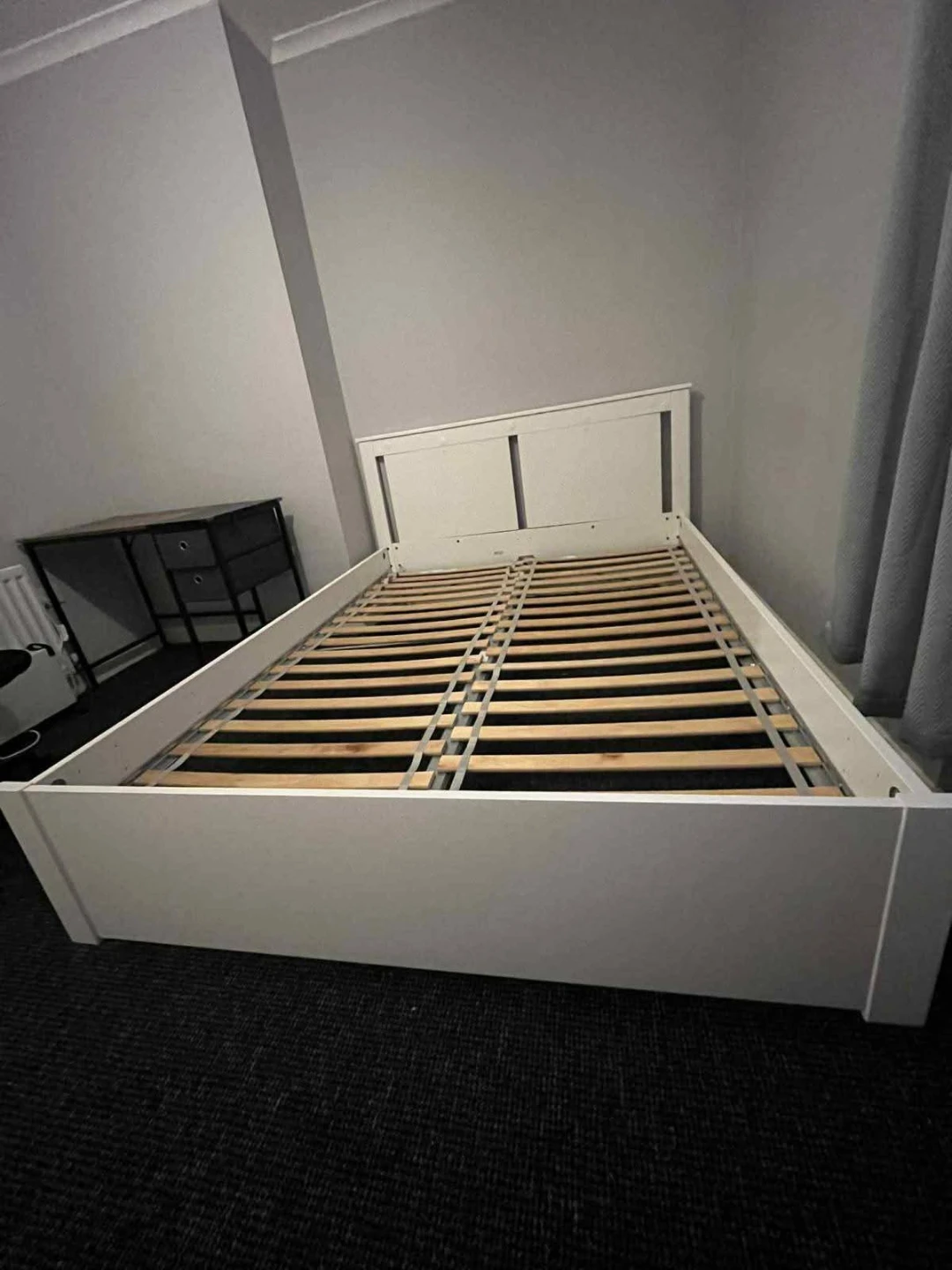 White Twin Bed Frame - photo 2
