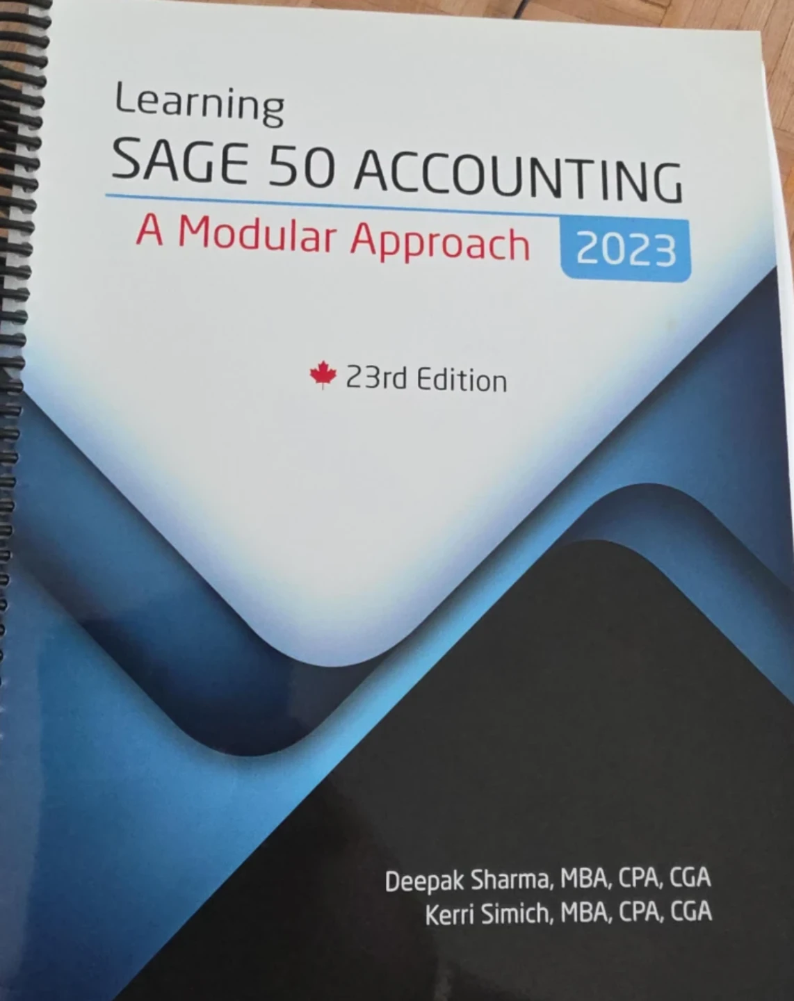 Learning SAGE 50 ACCOUNTING 2023 Textbook