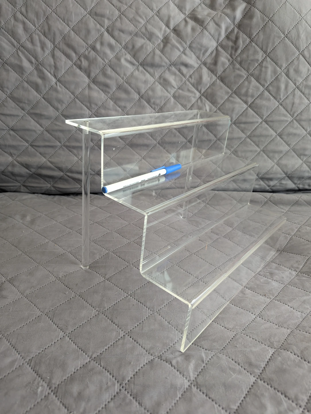 Clear Acrylic 2-Tier Display Stand