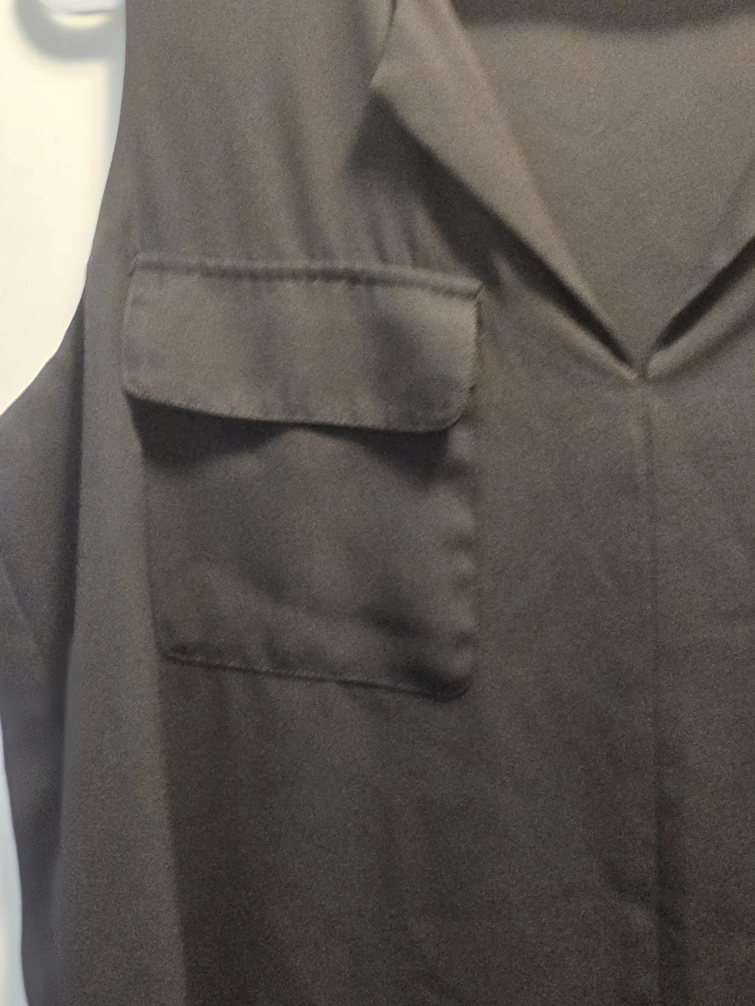 Laura Women's Black Sleeveless Pocket Blouse - Size 12 - photo 3