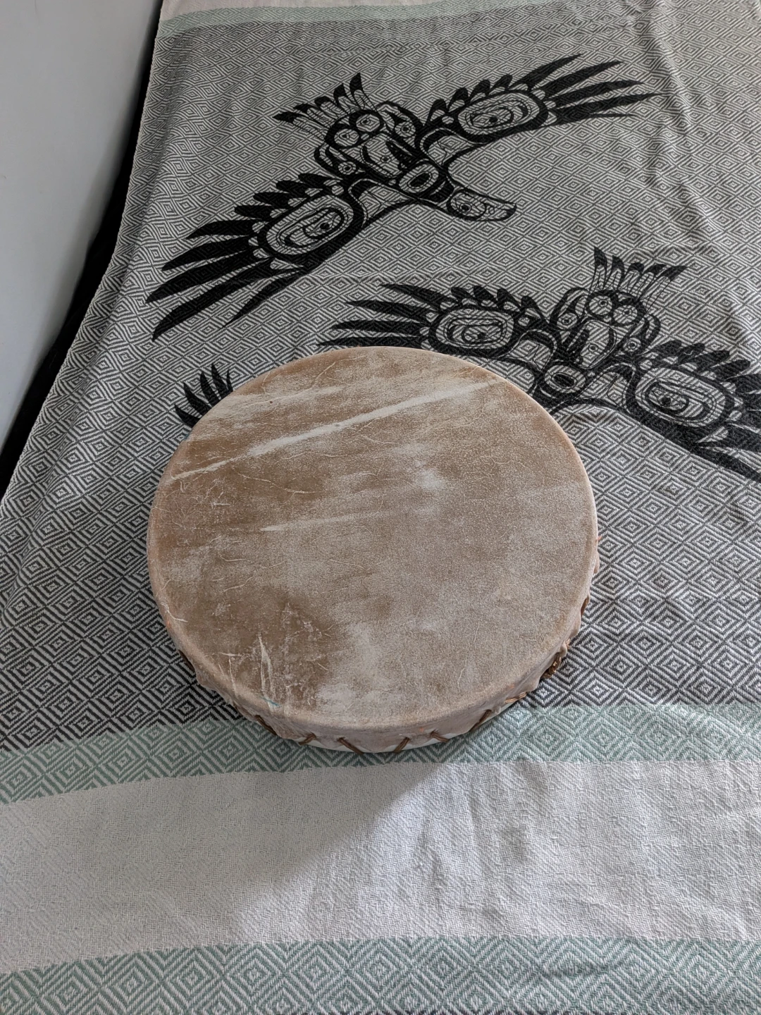 Indigenous Ceremonial Hand Drum - photo 2