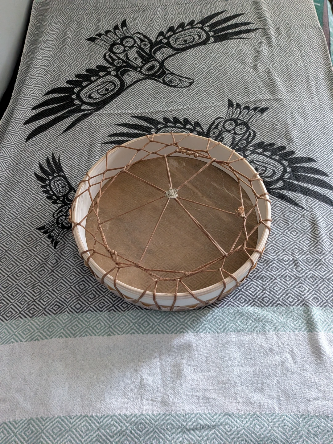 Indigenous Ceremonial Hand Drum - photo 3