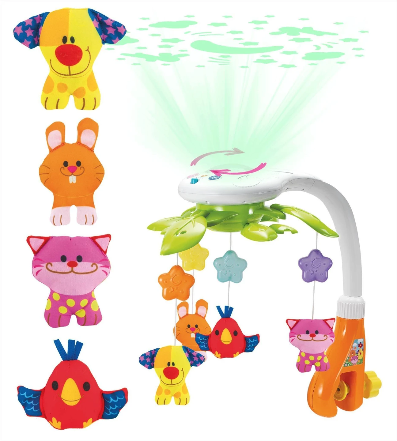 Kiddo Lab Star Projector Night Light Musical Crib Mobile - photo 2