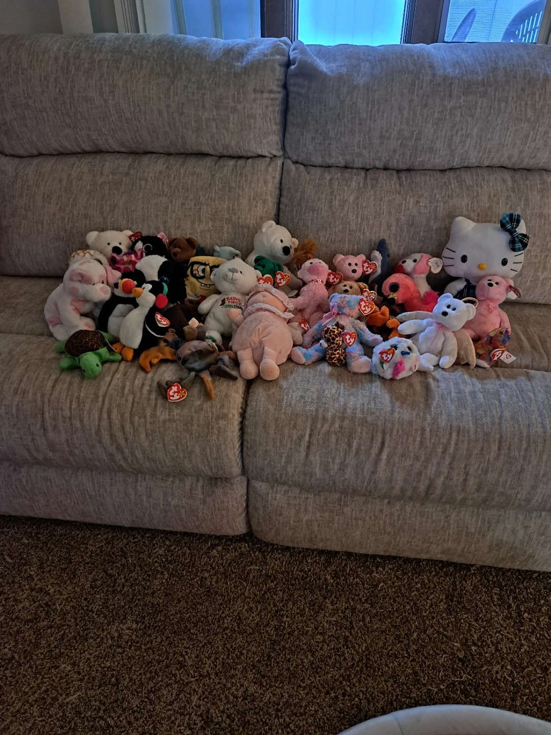 Assorted Ty Beanie Babies Stuffed Animals
