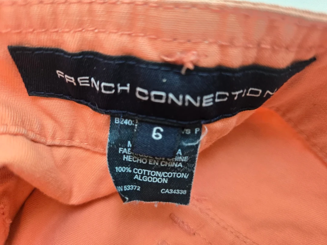 French Connection Pink Utility Mini Skirt Size 6 - photo 2