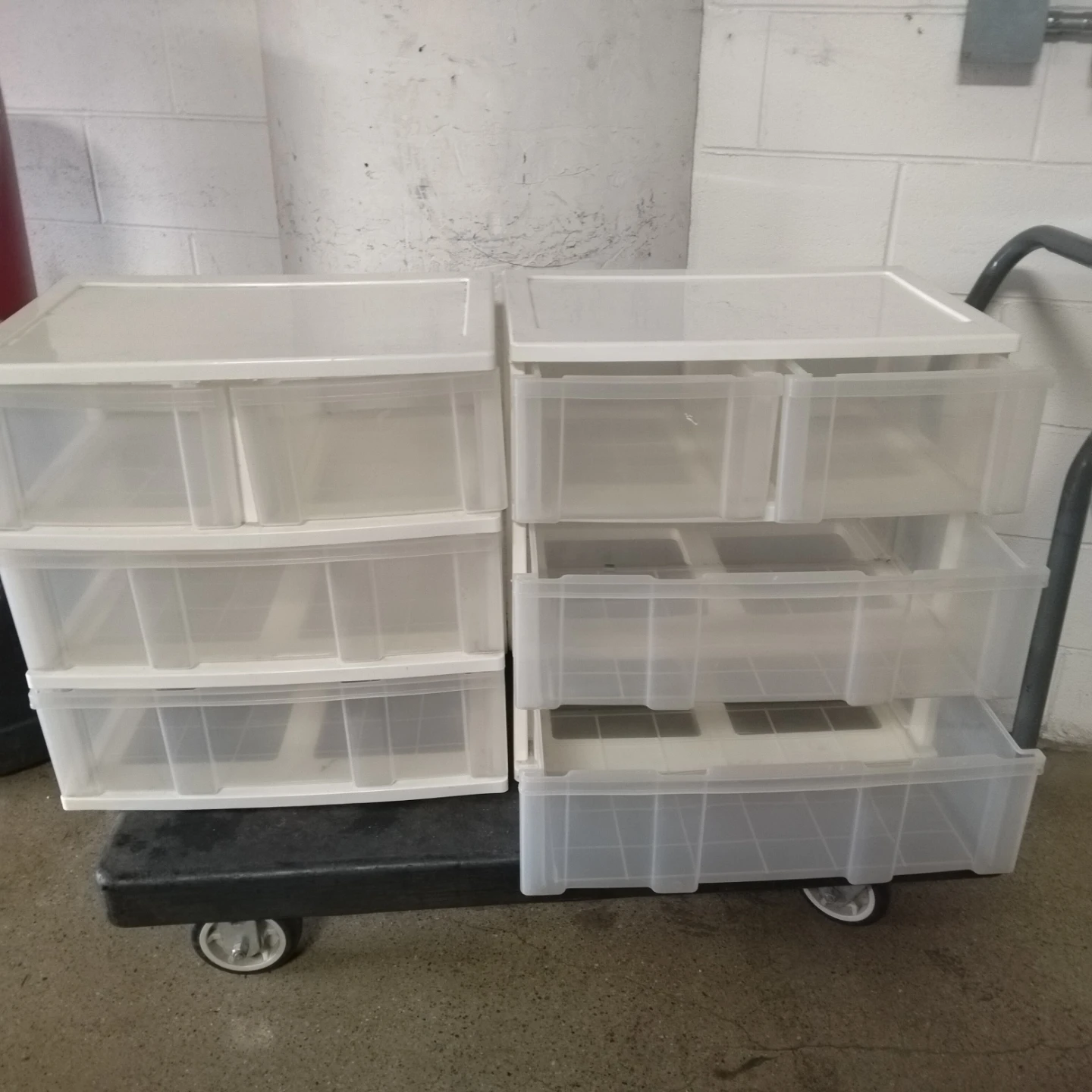 Plastic Storage Drawer Unit