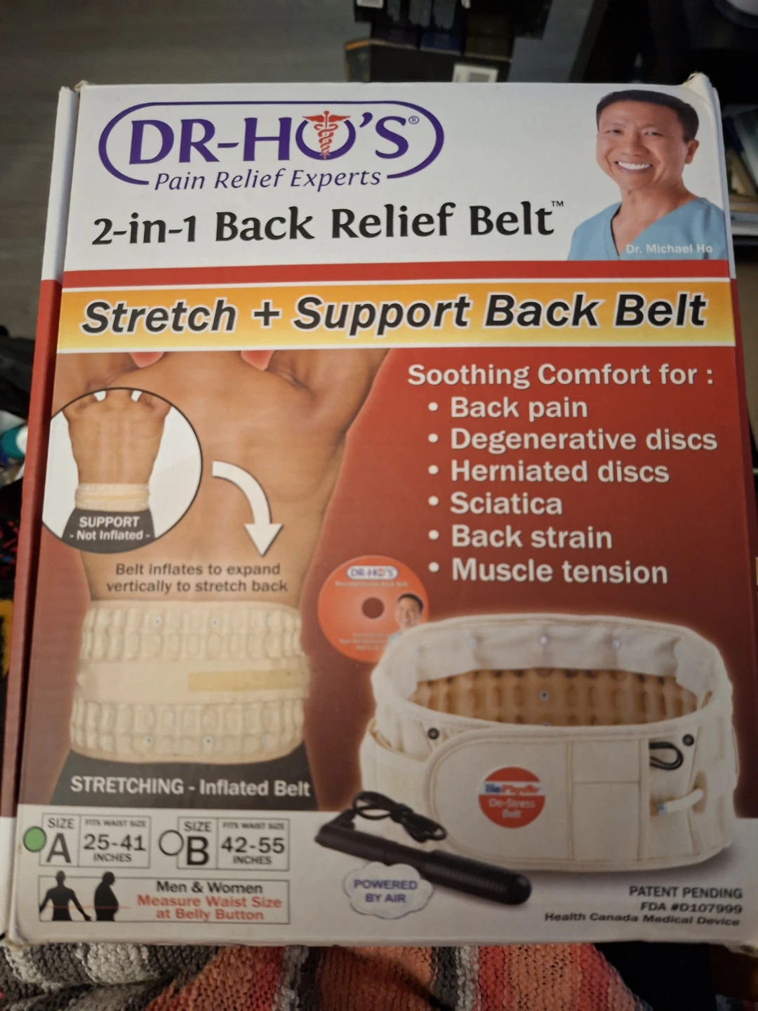 Dr. Ho's 2-in-1 Back Relief Belt