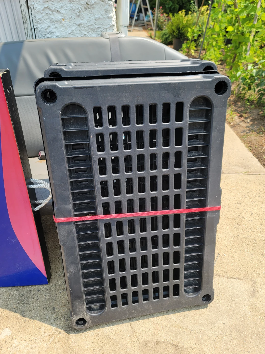 Black Plastic Storage shelf only