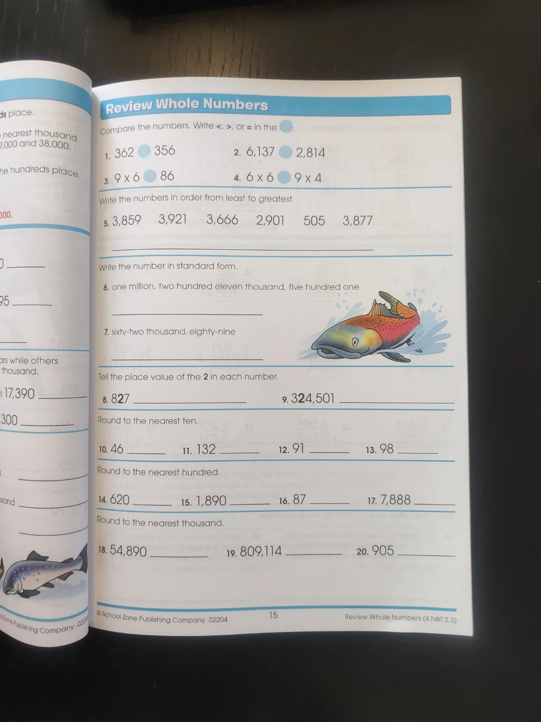 School Zone Math Basics Workbook Grade 4 - photo 2