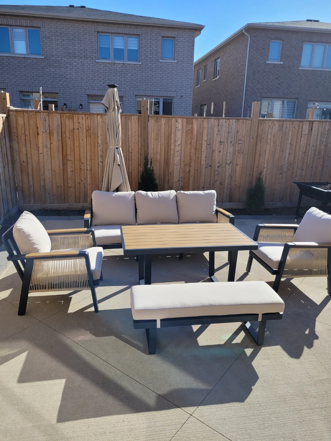 Aluminum Outdoor Patio Furniture Set - photo 2