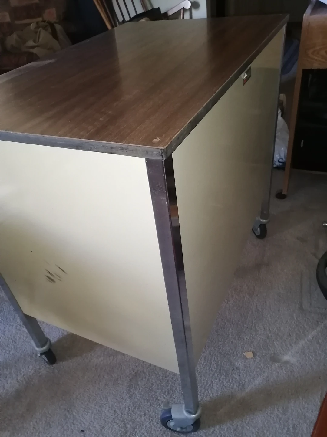 Rolling Storage Cabinet with Doors - photo 3