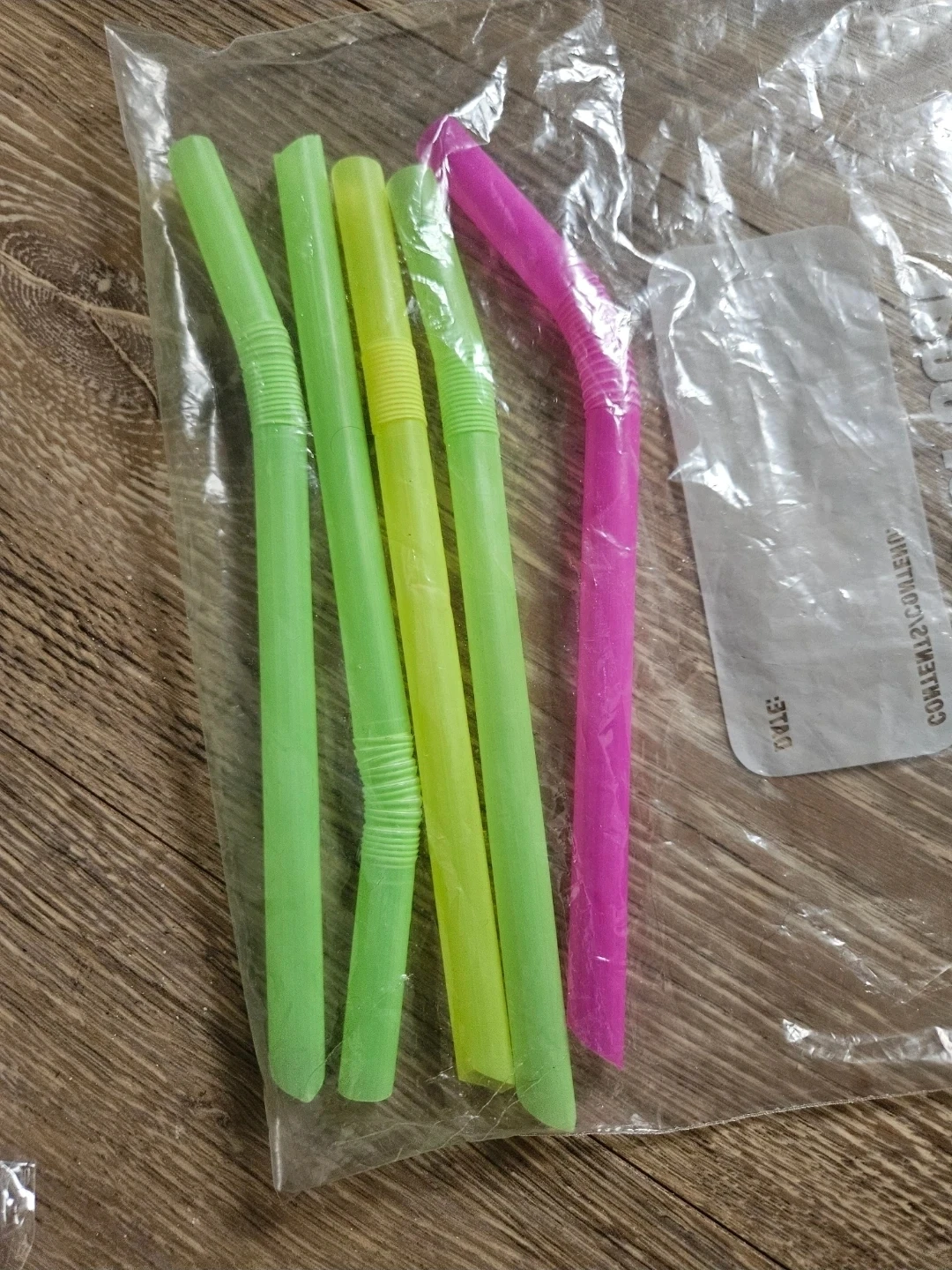 Plastic Drinking Straws - 5 Pack