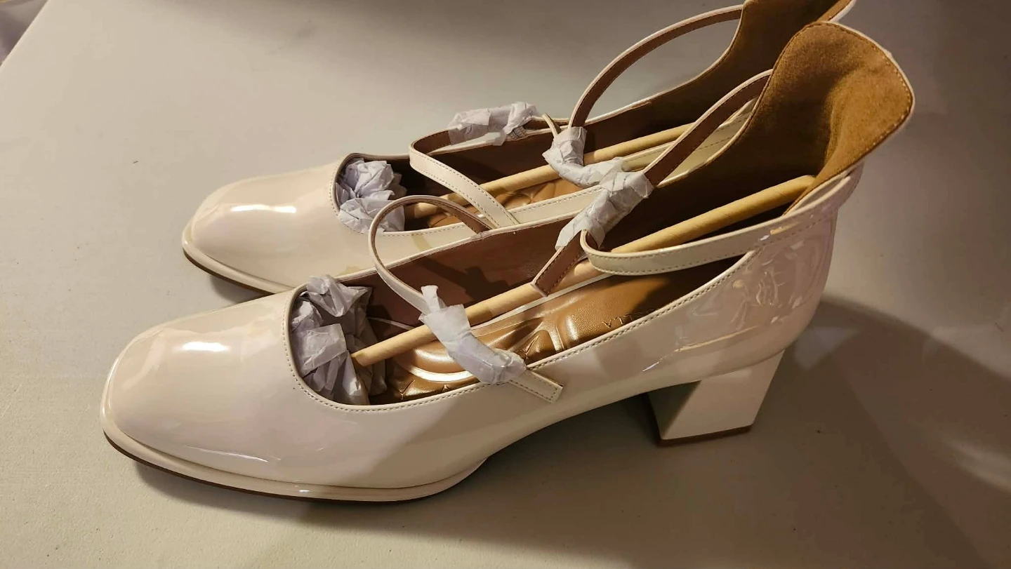 Women's Cream Mary Jane Heels - photo 2