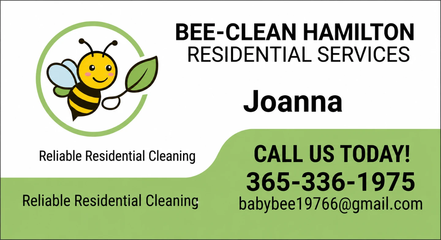 BEE CLEAN HAMILTON Residential &  Commercial Cleaning Services
