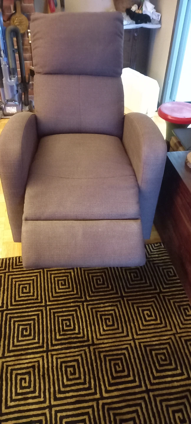 Light brown Fabric Recliner Chair - photo 5