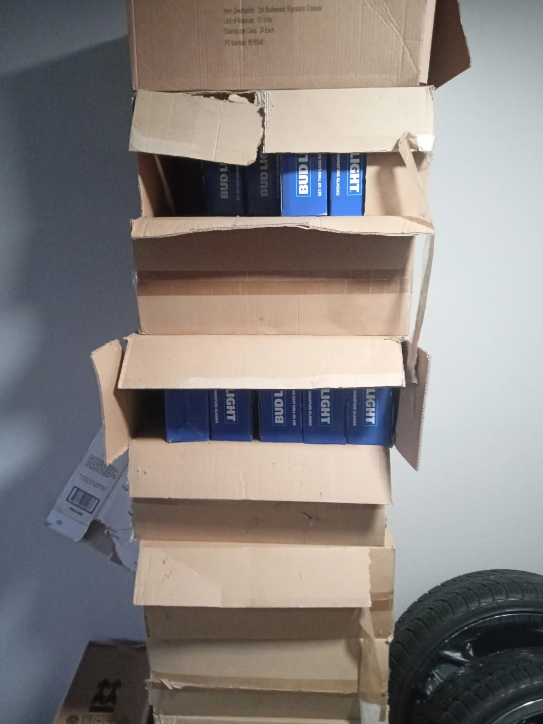 Budweiser & Bud Light Signature Glasses Set - photo 3