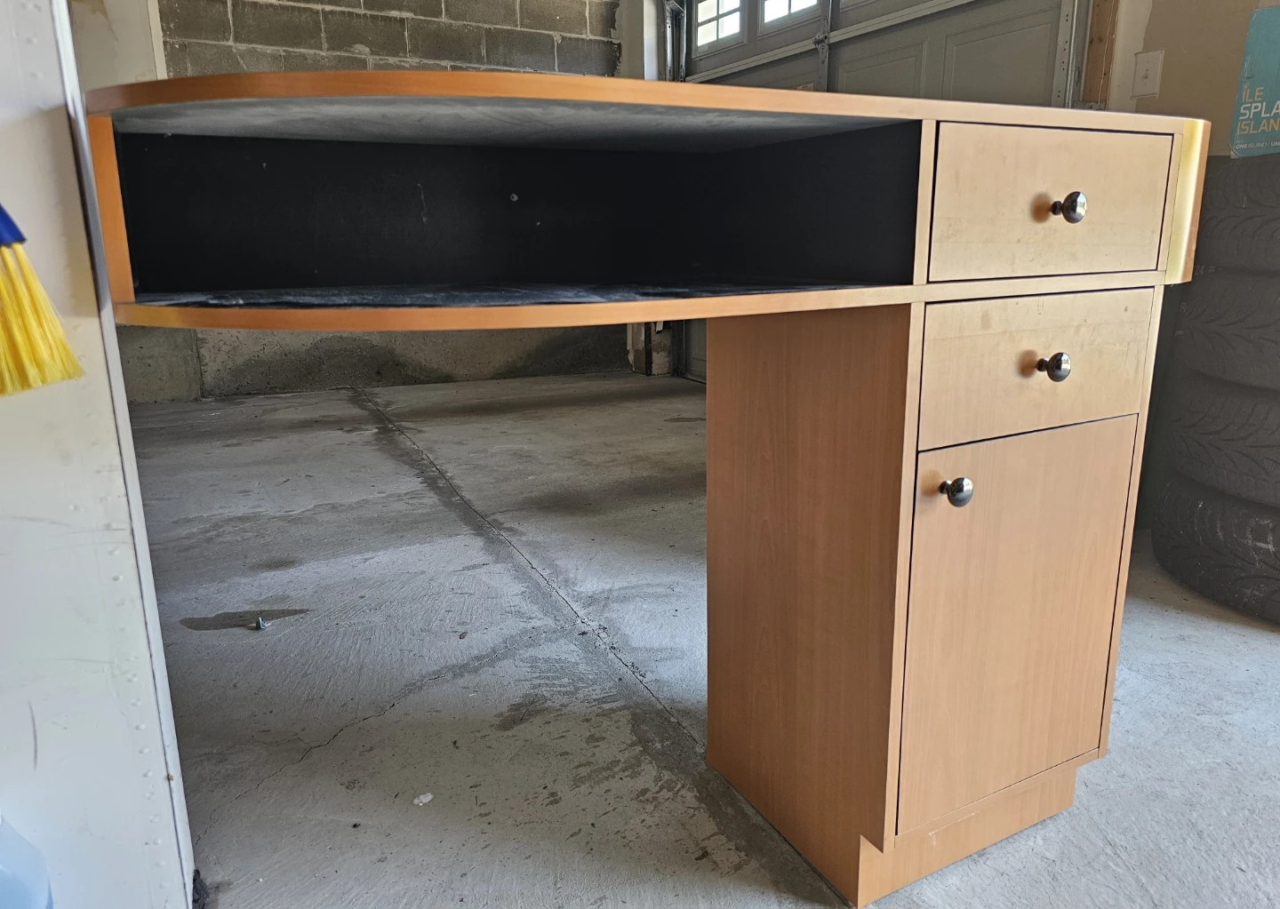 Custom Built Salon Styling Station