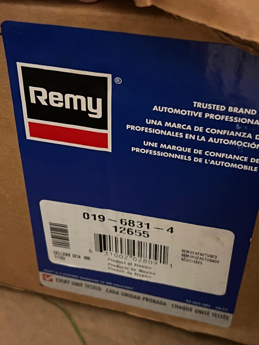 Remy Alternator 12V 110 Amp - photo 3