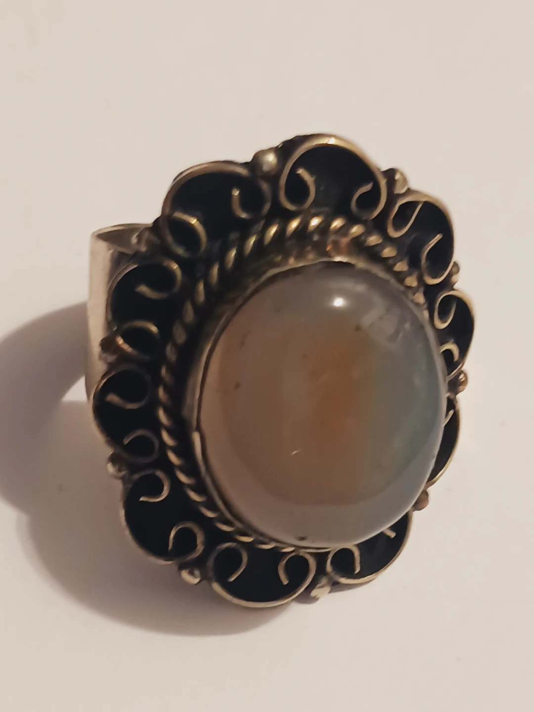 Gorgeous Statement Ring with Agate Gemstone.9. - photo 2