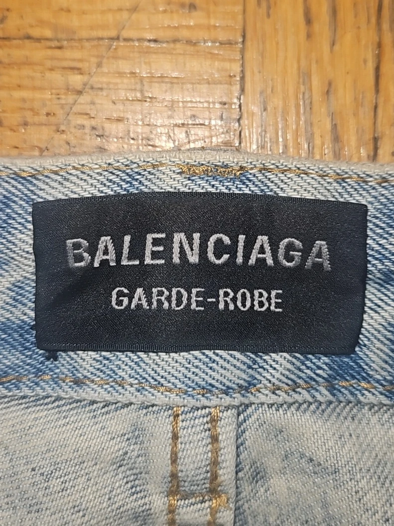 Authentic Balenciaga Garde-Robe Flared Men's Jeans