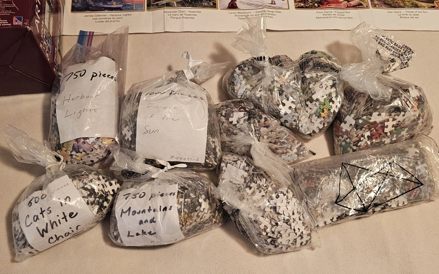 $3 for All Art Gallery 10 Deluxe Jigsaw Puzzles - photo 4