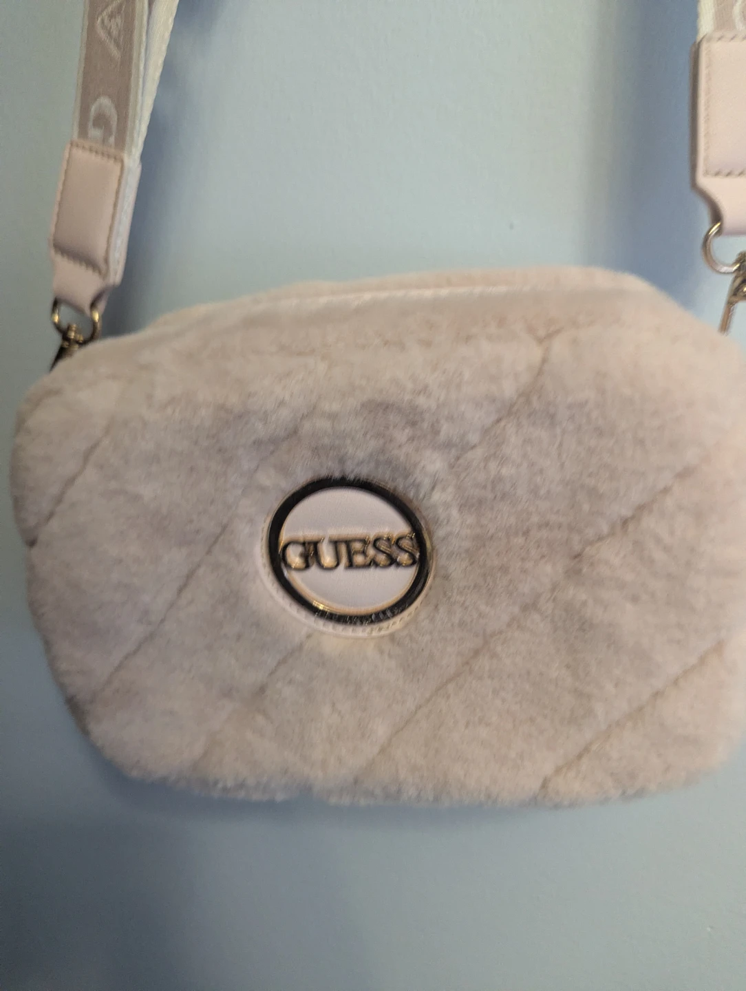 Guess Fuzzy Crossbody Bag