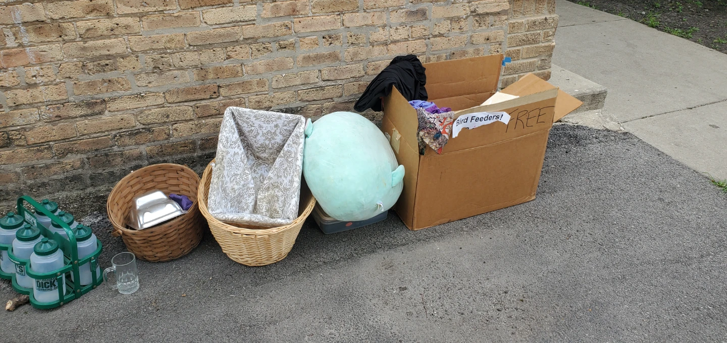 Free Bird Feeders, Baskets, etc