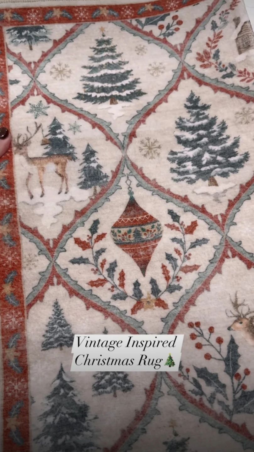 Lahome Christmas  Rugs, 2x8 Christmas Runner Rug