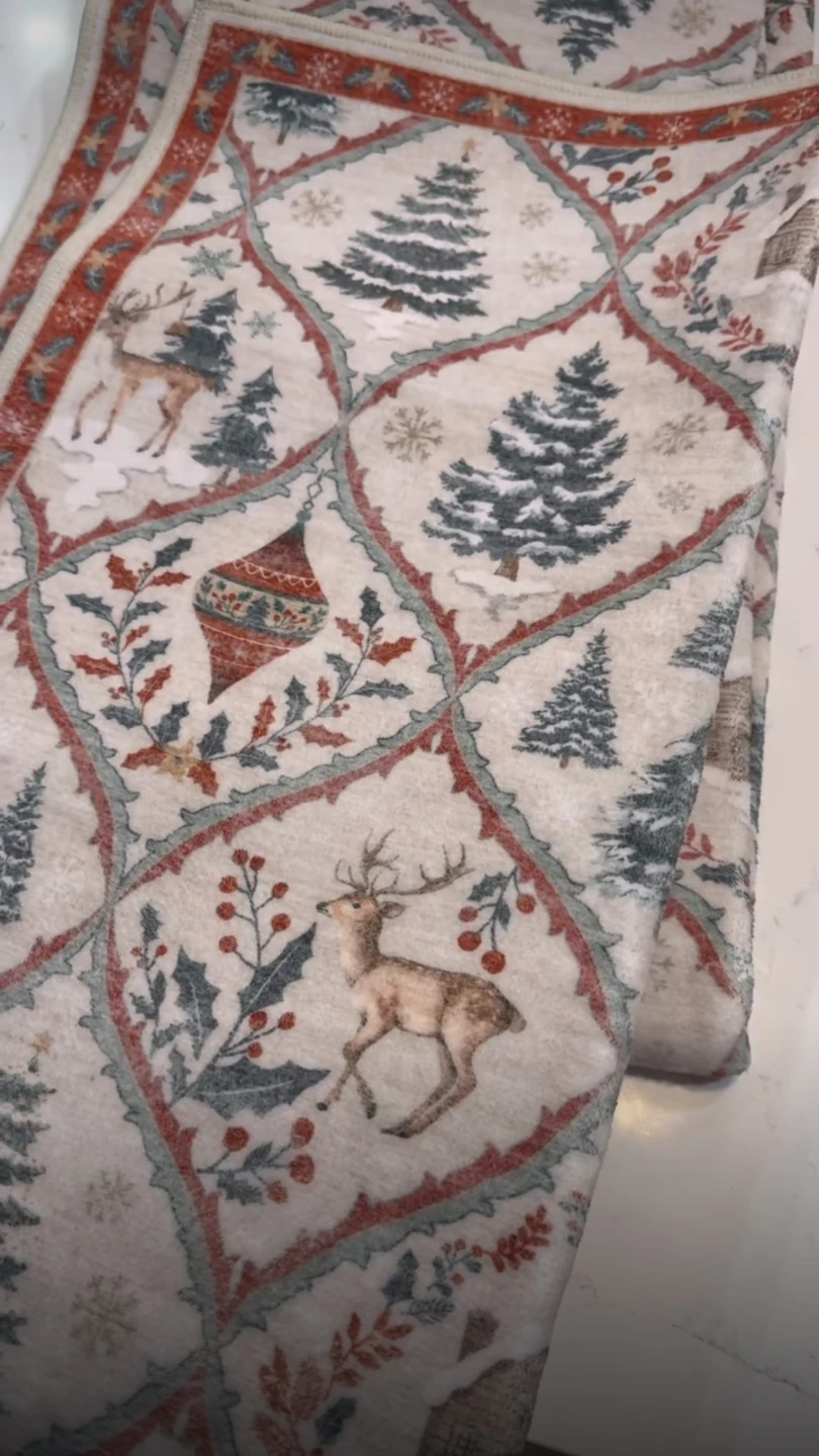 Lahome Christmas  Rugs, 2x8 Christmas Runner Rug - photo 2