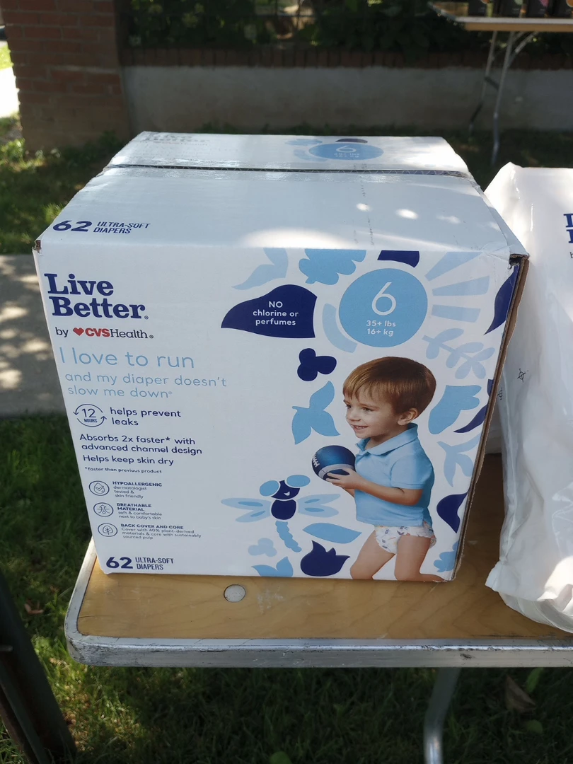 Live Better Ultra-Soft Diapers (Sz 6) - 62 count - photo 2