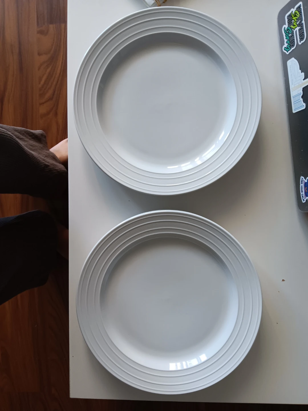 Set of 4 Gastria Florence White Dinner Plates