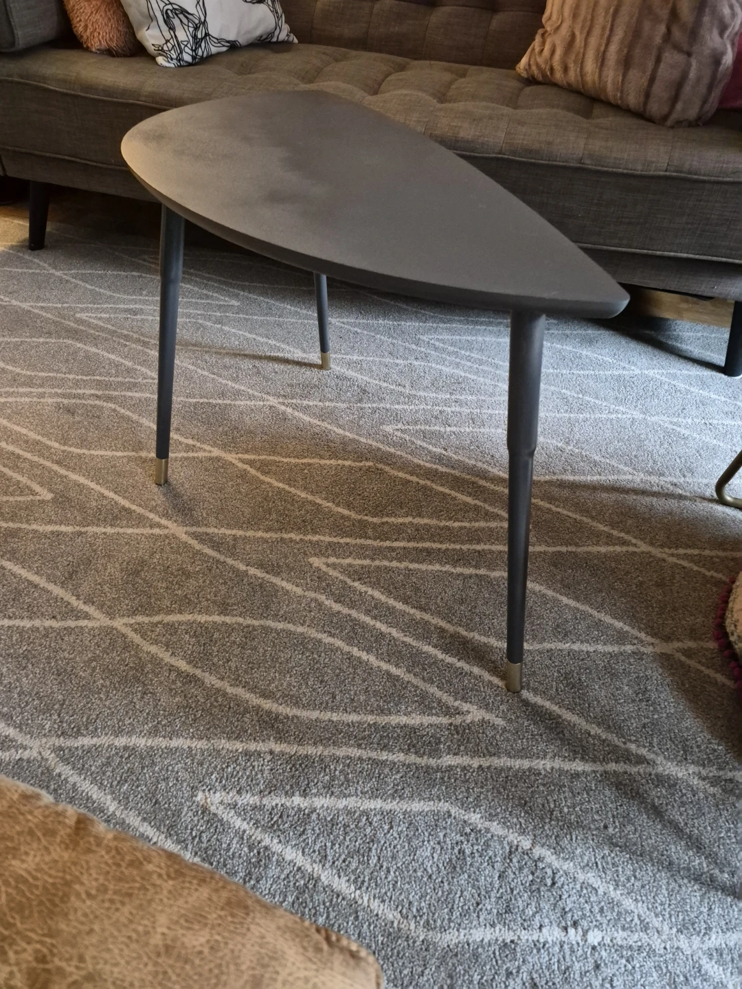 Grey Triangle Coffee/Accent Table