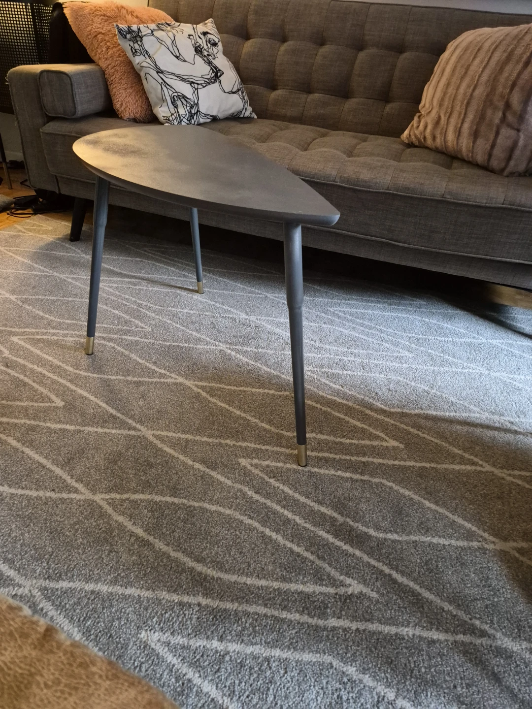 Grey Triangle Coffee/Accent Table - photo 2