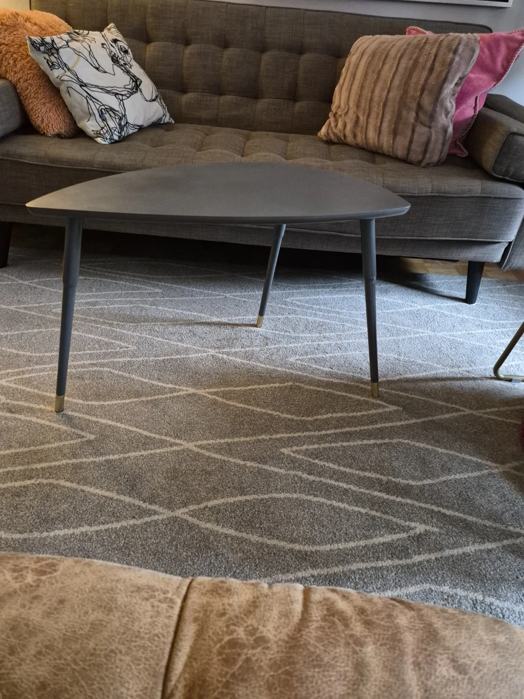 Grey Triangle Coffee/Accent Table - photo 3