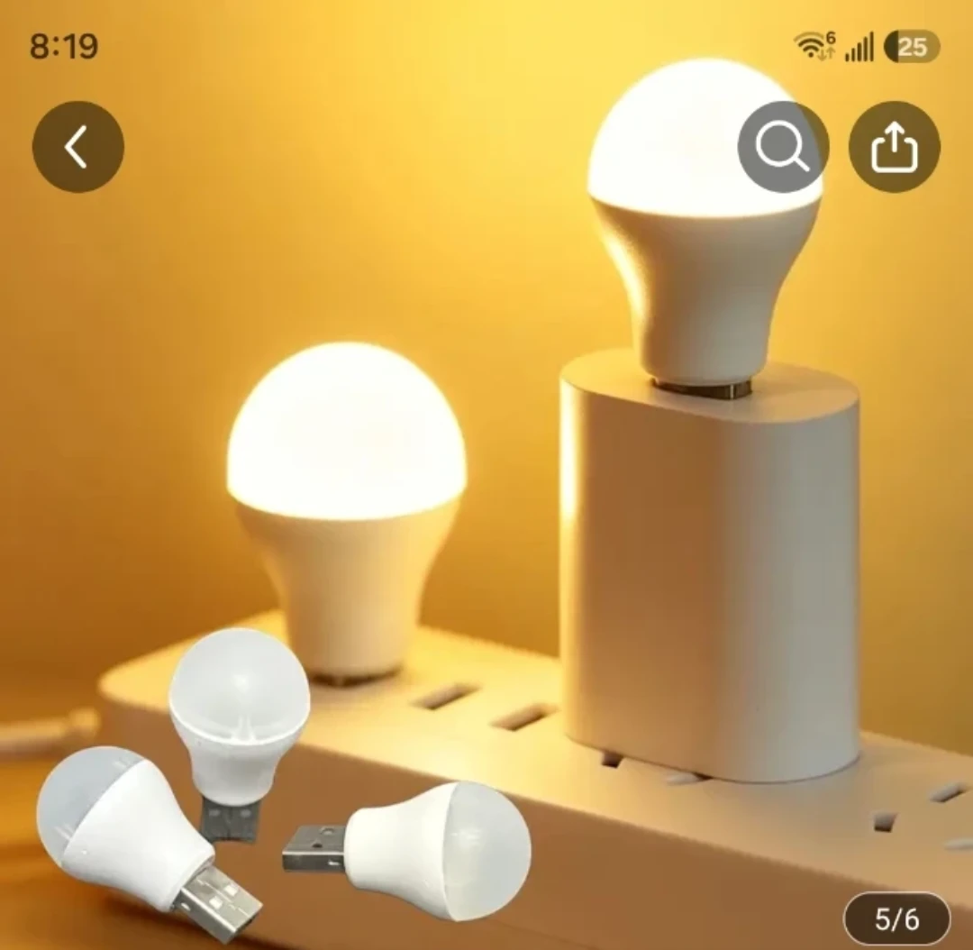 USB LED Bulb Light (2 Pack)