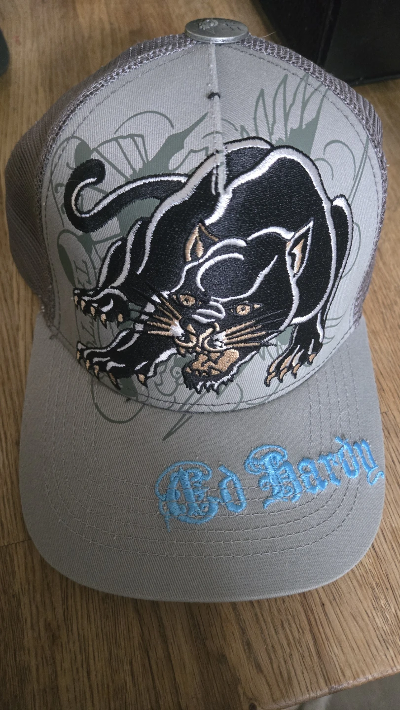 Ed Hardy Panther Trucker Hat