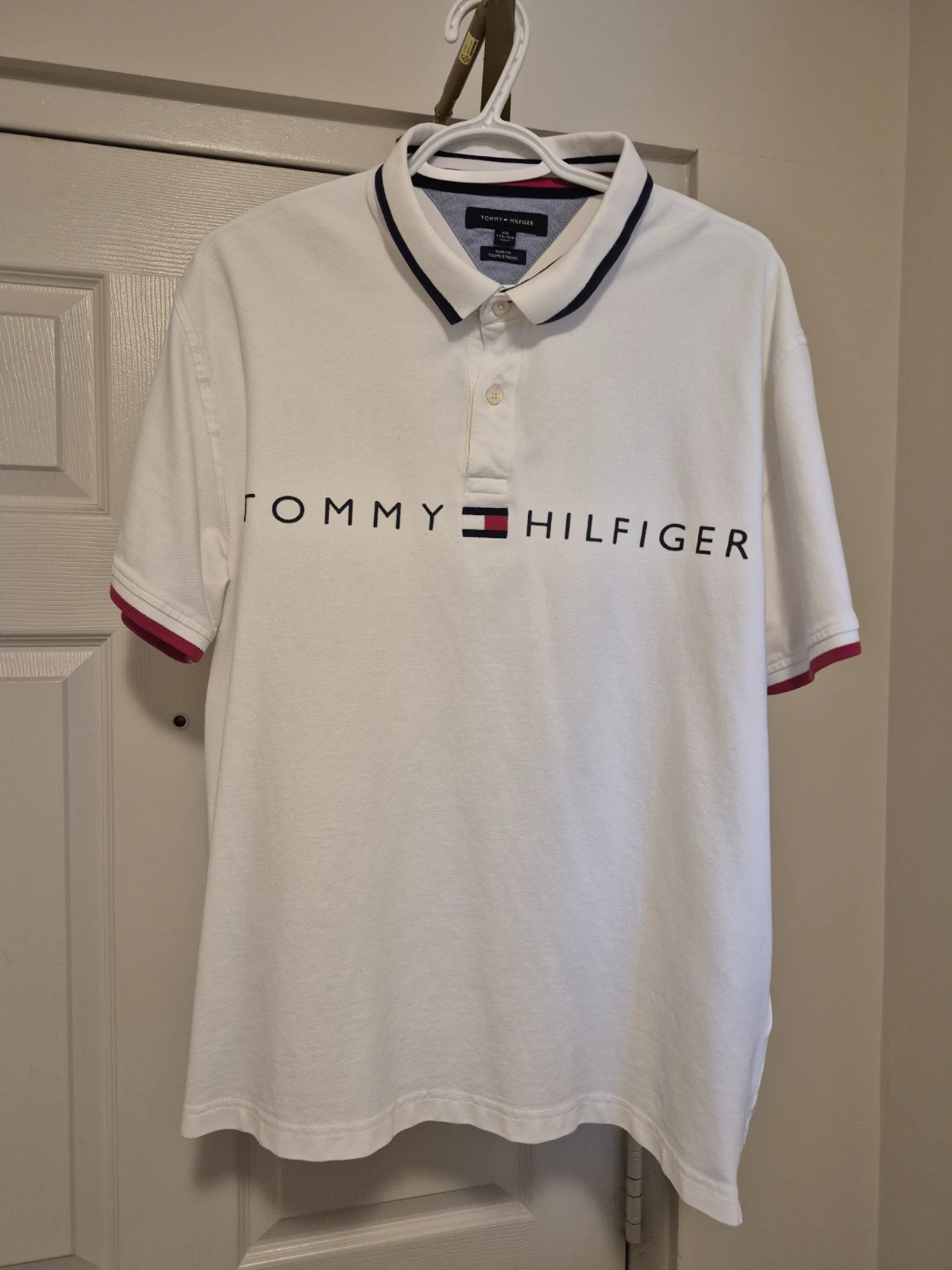 Tommy Hilfiger Polo Shirt XXL White