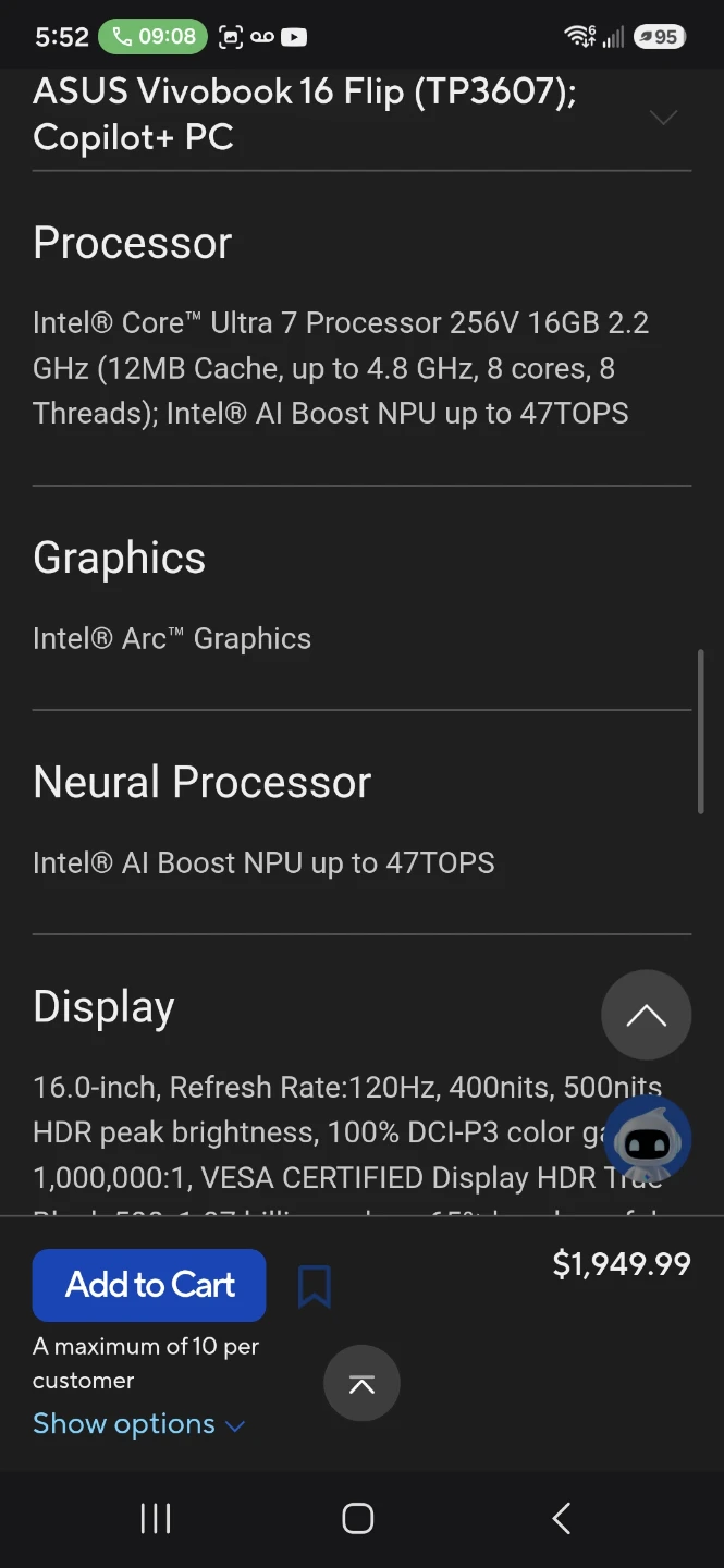 ASUS Vivobook 16 Flip (TP3607) Laptop - photo 5