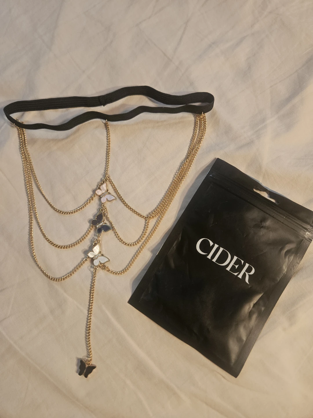 Cider Gold Butterfly Thigh Chain