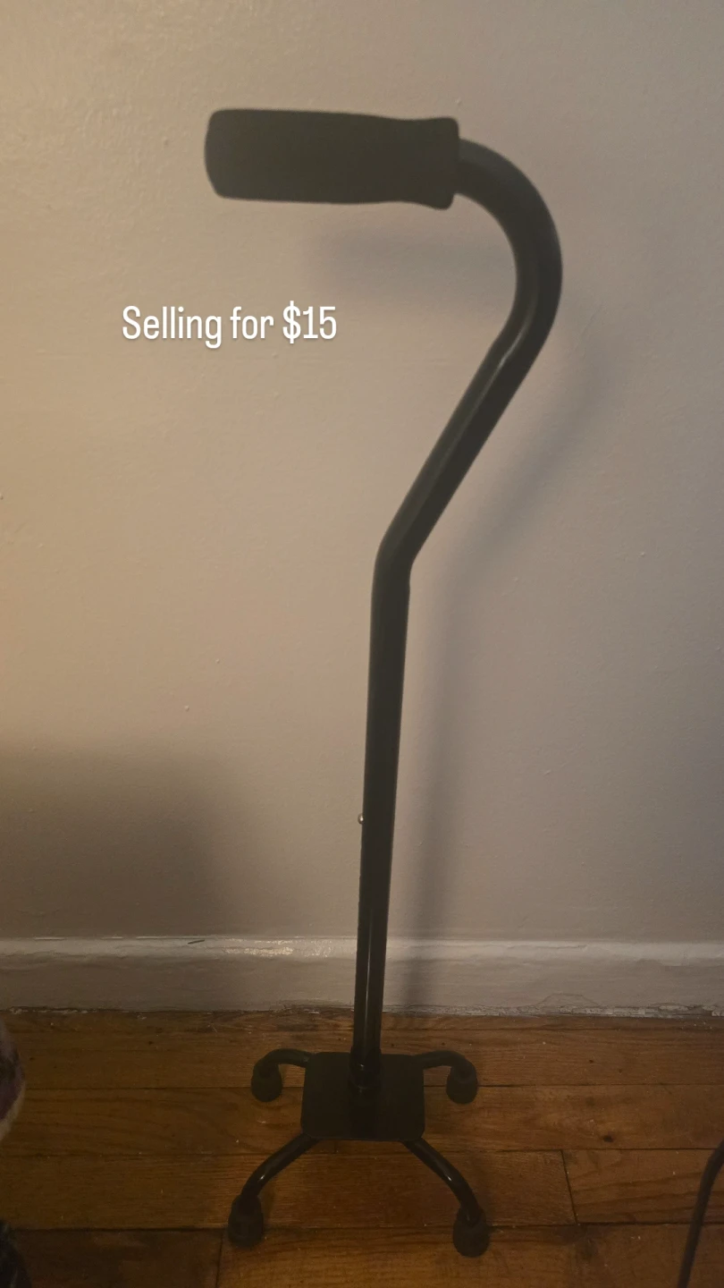 Quad Cane with Padded Handle