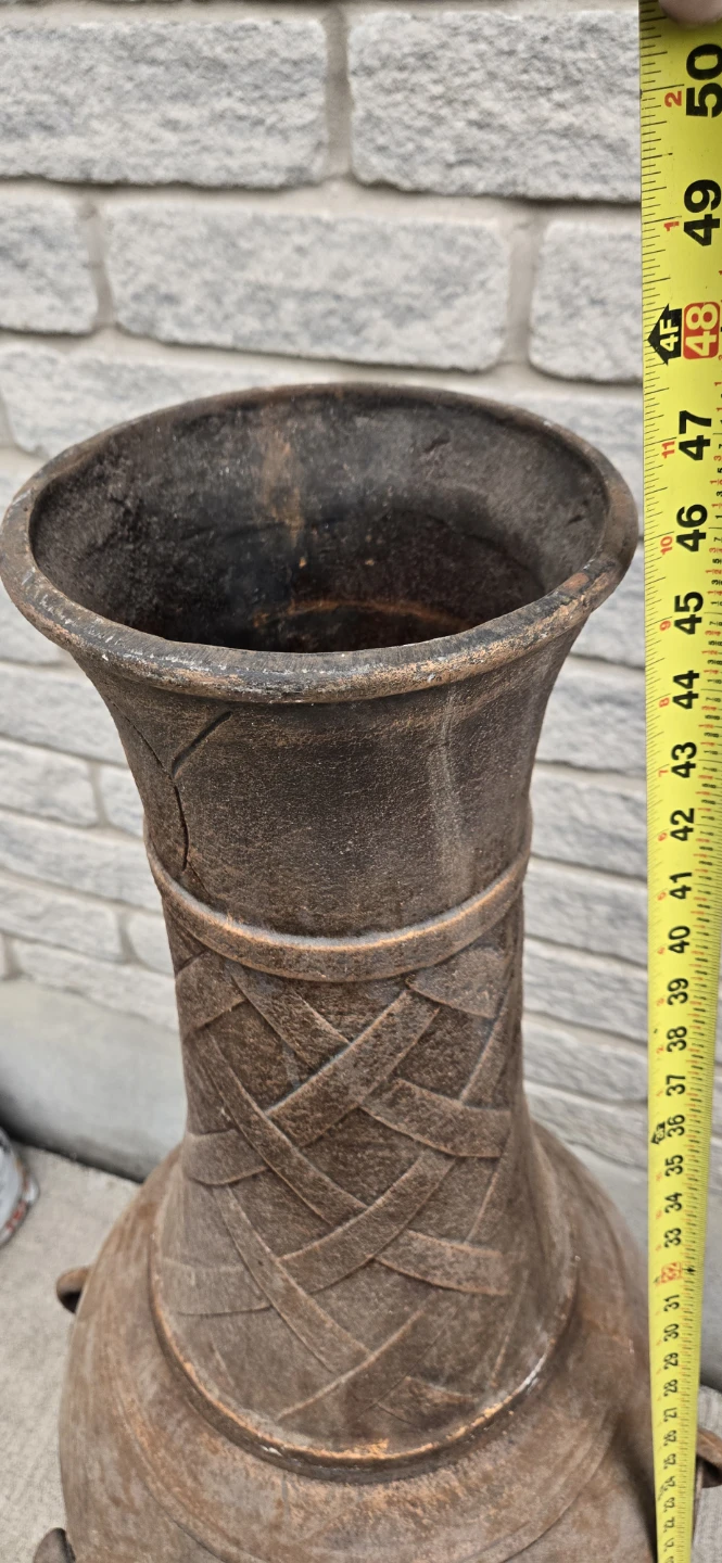 Vintage Chiminea Outdoor Fireplace - photo 2