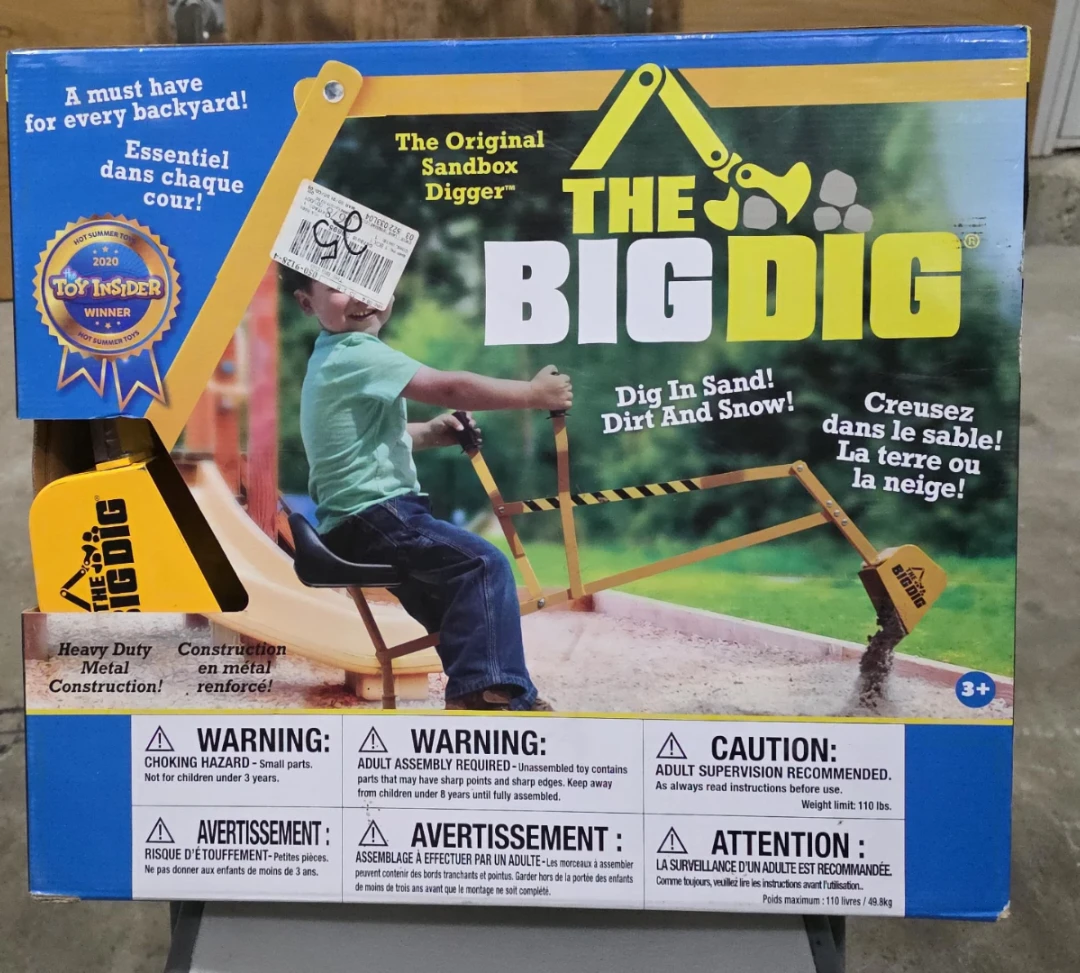 The Big Dig Original Sandbox Digger Toy