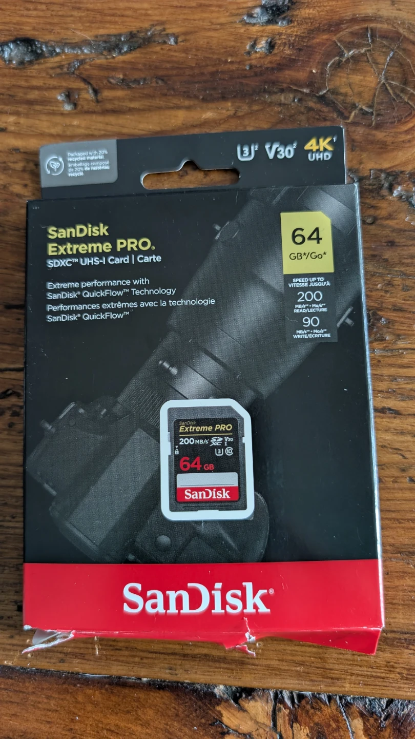 SanDisk Extreme PRO 64GB Card